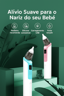 Aspirador Nasal para Bebé com Sucção Suave