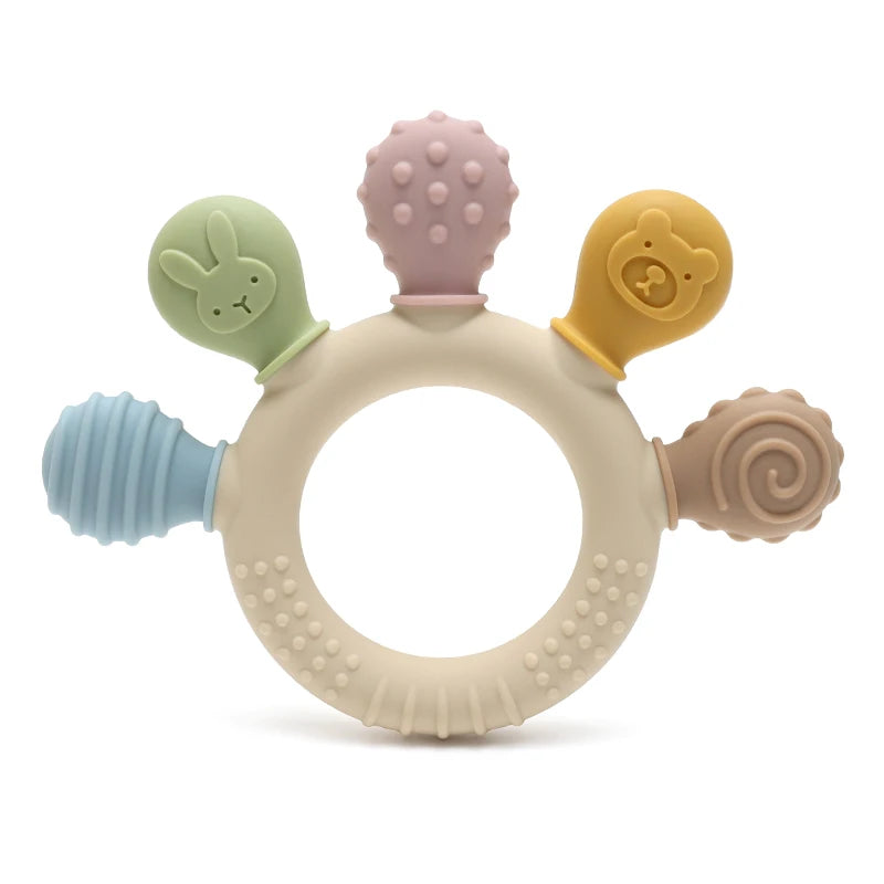 Mordedor Sensorial em Silicone