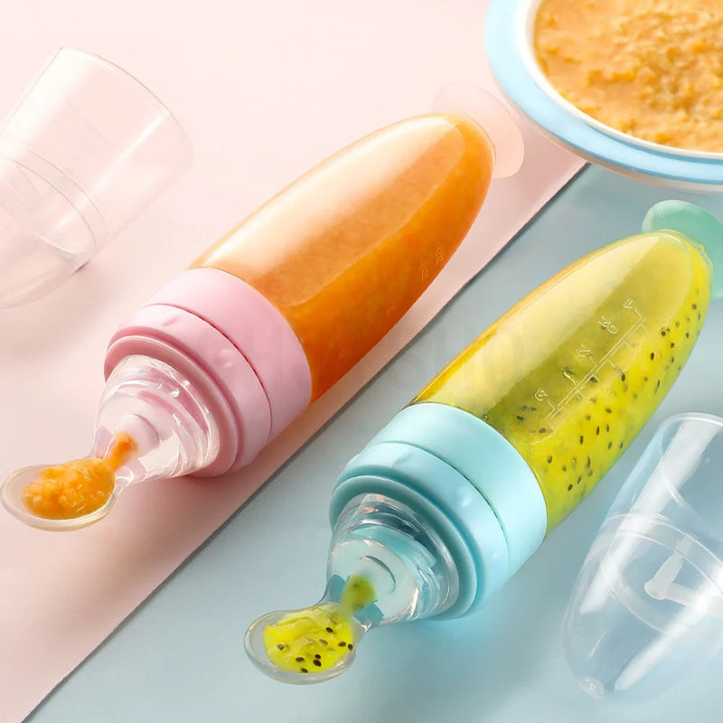 Colher para papinha e Frutas em silicone