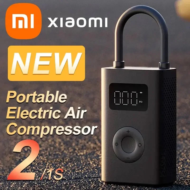 Mini Compressor de AR Xiaomi com bateria recarregavel